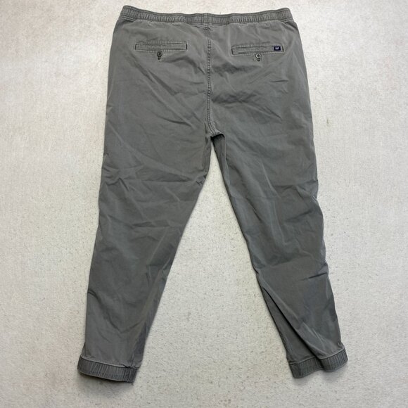 Vintage Gap Jogger Pants Mens XL Gray Chino Twill Pull On Drawstring Y2K - Picture 8 of 8